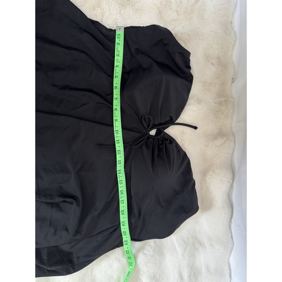 Tropical Culture / Swimsuits-For-All, Woman's Tankini Top, Black, Size 24- NWT! - Picture 5 of 8